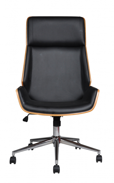 Scaun de birou directorial US116 Calisto, negru, 60x65x111-118 cm [5]