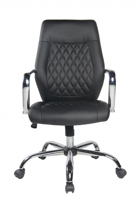 Scaun de birou directorial US119, negru, 54x66x97-105 cm [2]