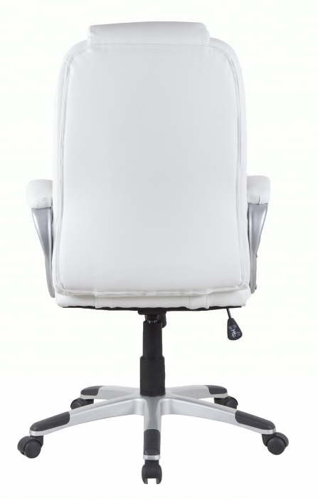 Scaun de birou directorial US27 Ascot, alb, 66x73x108-118 cm [4]