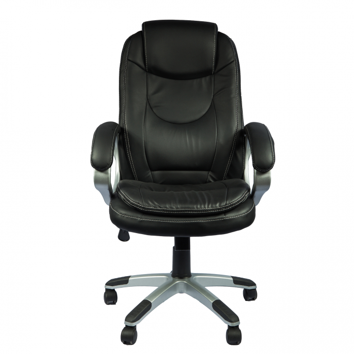 Scaun de birou directorial US27 Ascot, negru, 66x73x108-118 cm [2]