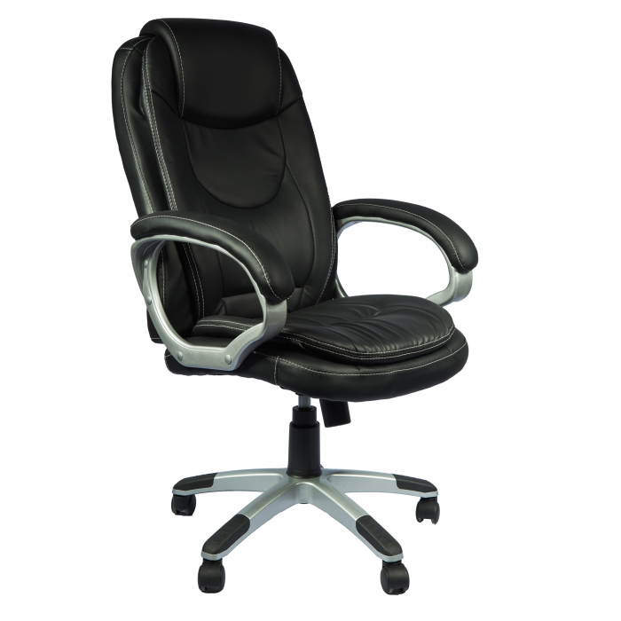 Scaun de birou directorial US27 Ascot, negru, 66x73x108-118 cm [1]