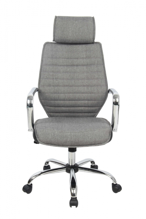 Scaun de birou directorial US65, gri, 57x68x114-124 cm [2]