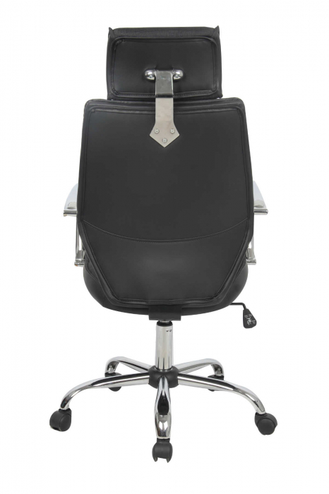 Scaun de birou directorial US65, negru, 57x68x114-124 cm [4]