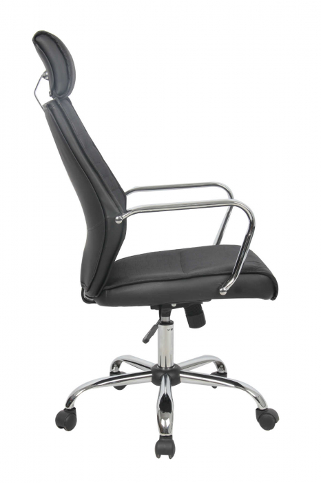 Scaun de birou directorial US65, negru, 57x68x114-124 cm [3]