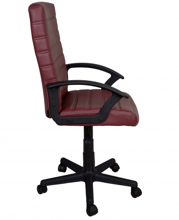 Scaun de birou directorial US72 Rilke, bordo, 58x60.5x97.5-109 cm [2]
