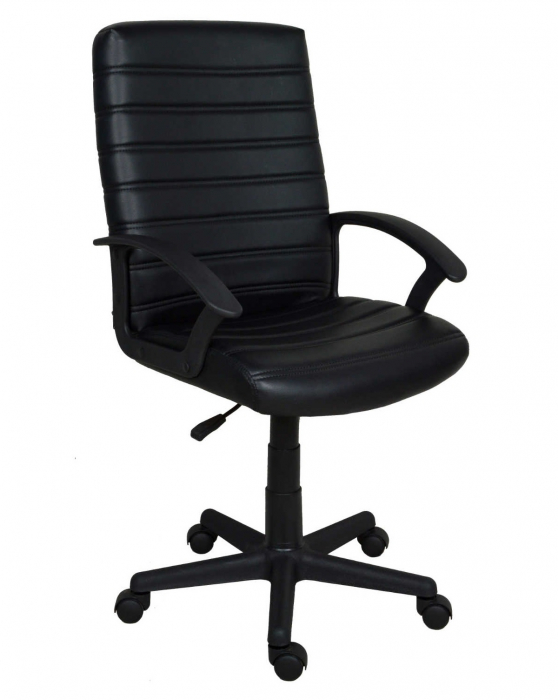 Scaun de birou directorial US72 Rilke, negru, 58x60.5x97.5-109 cm [1]
