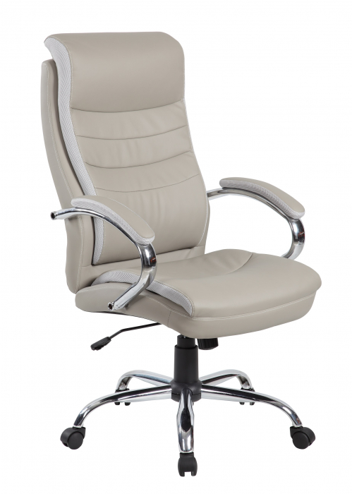 Scaun de birou directorial US91 Volance, gri, 65x71x105-115 cm [1]