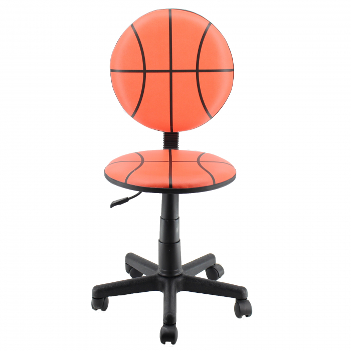 Scaun de birou US88 Basketball, portocaliu, 39x39x85-97 [6]