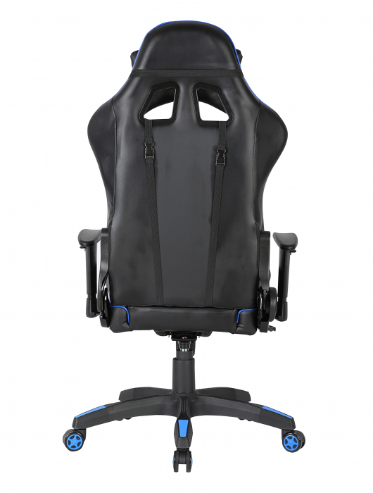 Scaun gaming US90 Silverstone, negru si albastru, 68.5x61.5x125-134.5 cm [4]