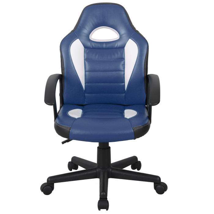 Scaun gaming US92 Euro, albastru, 55x55x88-100 cm [2]