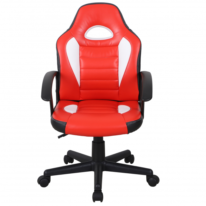 Scaun gaming US92 Euro, rosu, 55x55x88-100 cm [2]