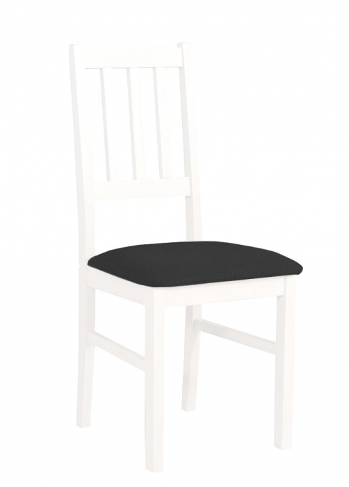 Scaun living/bucatarie Bosini 4, alb/negru, 40x43x94 cm, UnicSpot [3]