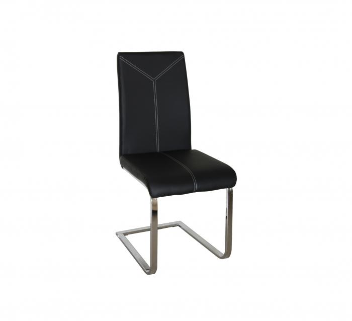Scaun living Denver, negru, 46x56x98 cm [1]