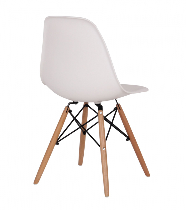 Scaun living Lunaria, alb, 46.5x56x81 cm [4]