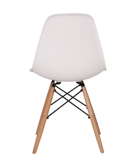 Scaun living Lunaria, alb, 46.5x56x81 cm [3]