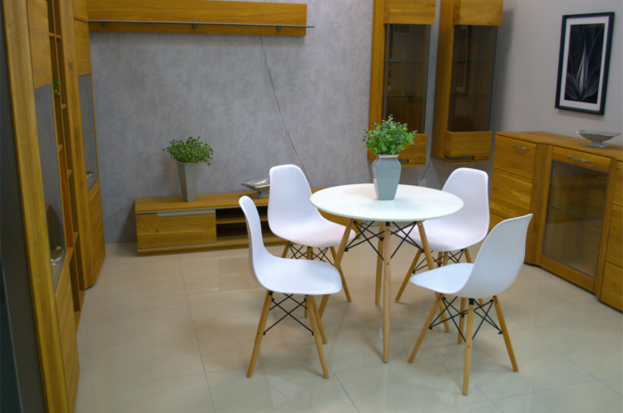 Scaun living Lunaria, alb, 46.5x56x81 cm [5]