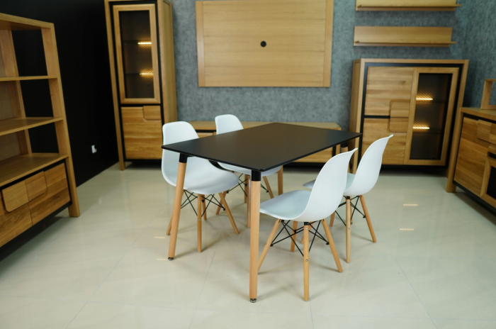 Scaun living Lunaria, alb, 46.5x56x81 cm [6]