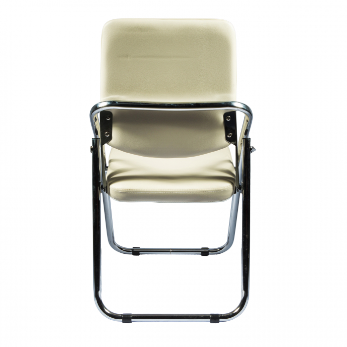 Scaun pliant Almeria, bej, 42x42x85 cm [4]