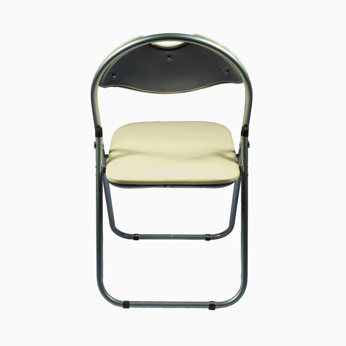 Scaun pliant Cordoba, bej, 38.5x43x79 cm [5]