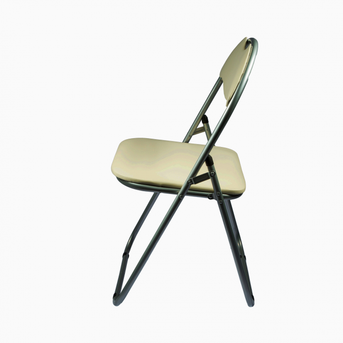 Scaun pliant Cordoba, bej, 38.5x43x79 cm [3]