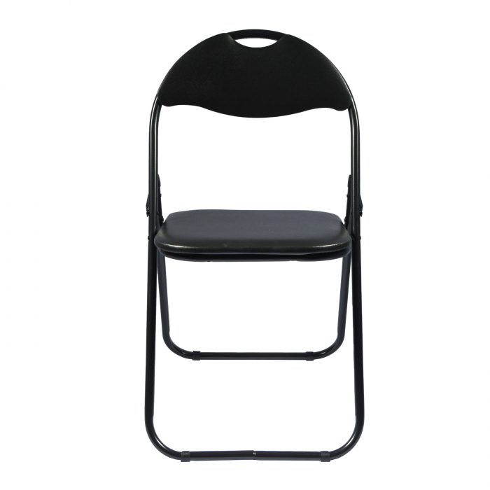 Scaun pliant Cordoba, negru, 38.5x43x79 cm [2]
