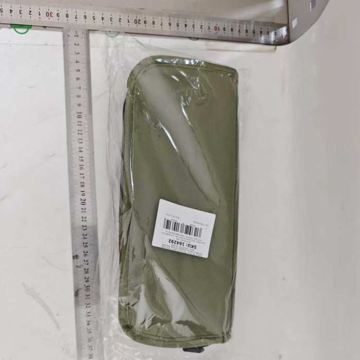 Scaun Taburet Pliabil pentru Camping, Flippy, pentru Adulti, Scaun Portabil, Pescuit, din Panza Oxford si Cadru Metalic, Mare 31 x 29 x 25 cm, Verde [7]