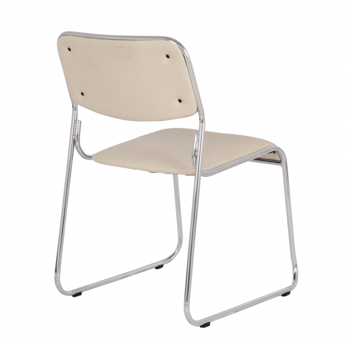 Scaun vizitator Eco, bej, 40x43x76 cm [4]