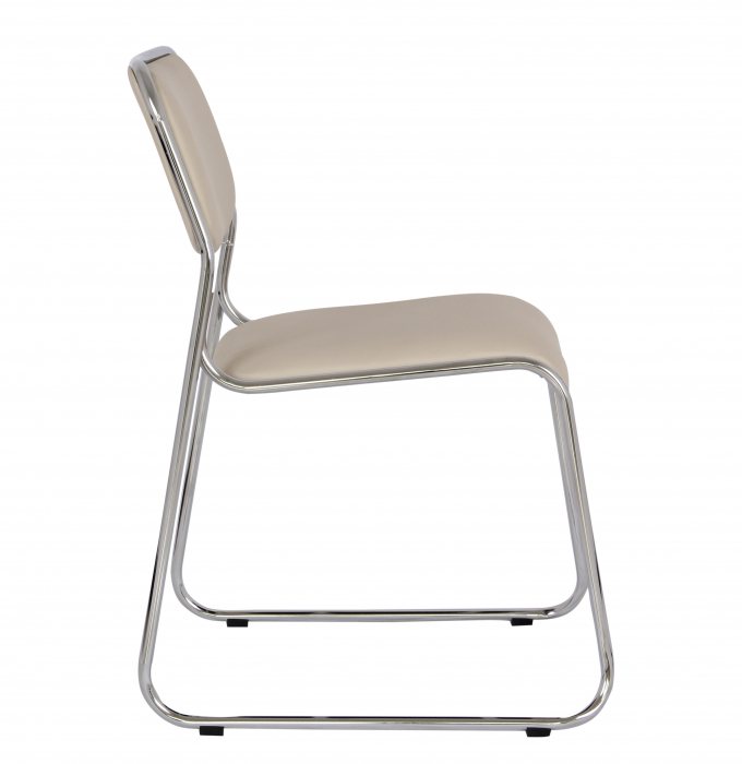 Scaun vizitator Eco, bej, 40x43x76 cm [3]