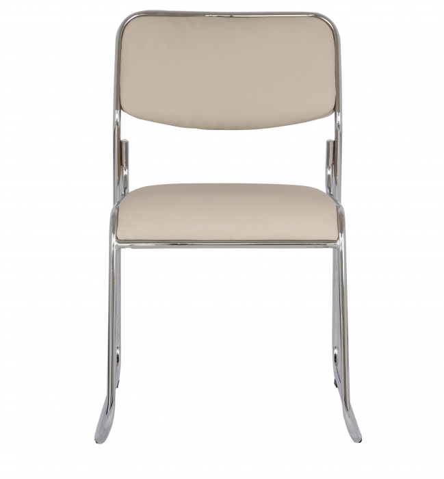 Scaun vizitator Eco, bej, 40x43x76 cm [2]