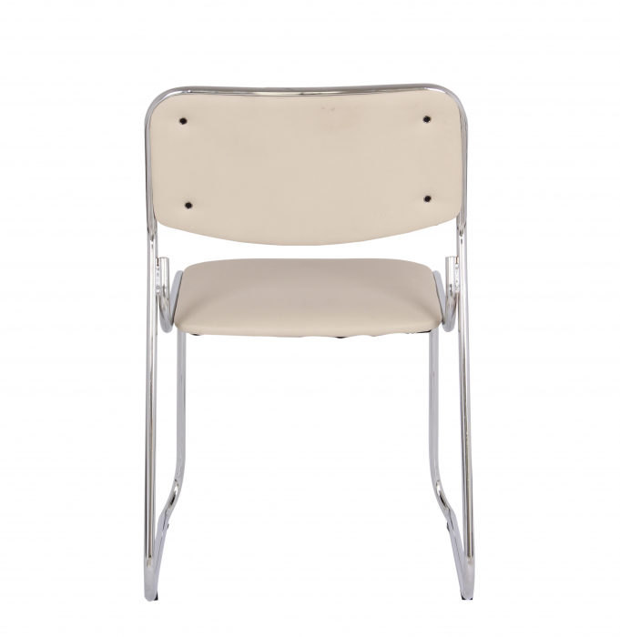 Scaun vizitator Eco, bej, 40x43x76 cm [5]