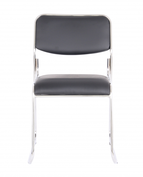 Scaun vizitator Eco, negru, 40x43x76 cm [2]