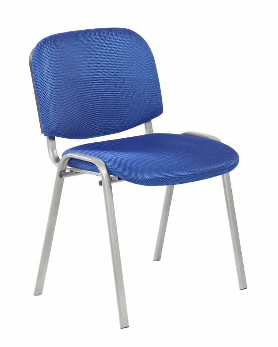 Scaun vizitator mesh, albastru, 47x37x76 cm [1]