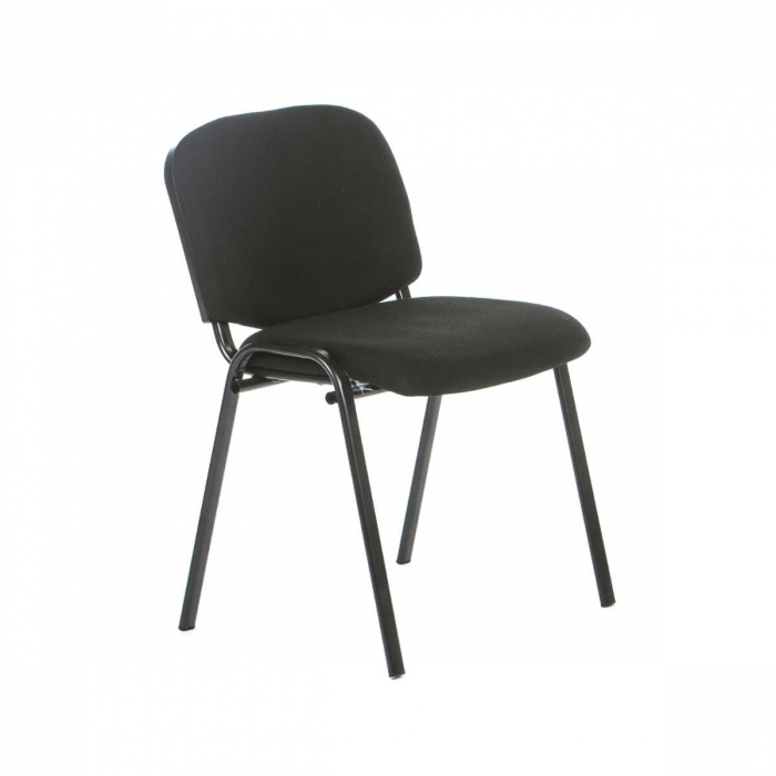 Scaun vizitator, negru, 53x40x76 cm [1]