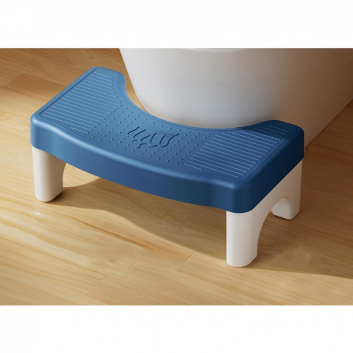 Lichidare Scaunel WC, Flippy, Tratament Impotriva Hemoroizilor si Constipatiei, Scaun Inaltator WC Copii, Suport Picioare WC, Taburet Inaltator Pozitia Corecta Ghemuit Pe WC, Plastic Rezistent, 17x22x [4]