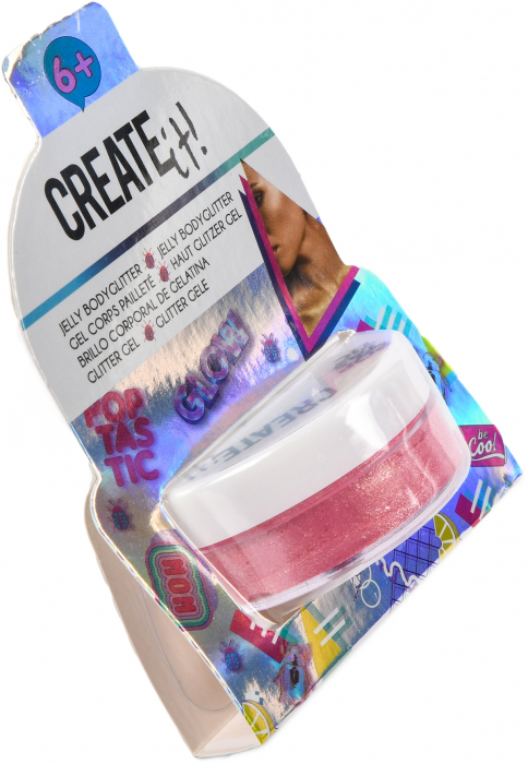 Sclipici de corp Jelly pentru fetite Create It! Roz [3]