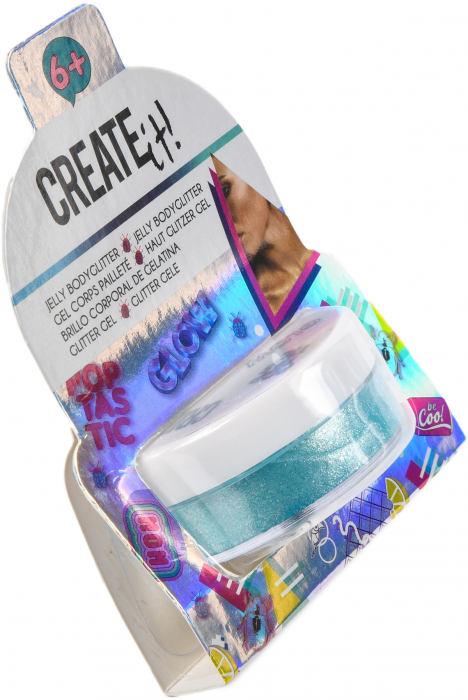 Sclipici de corp Jelly pentru fetite Create It! Turcoaz [3]
