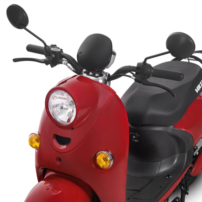 Scuter electric, 2000W, cu permis, Voltarom S2, autonomie pana la 60 km, visiniu [3]