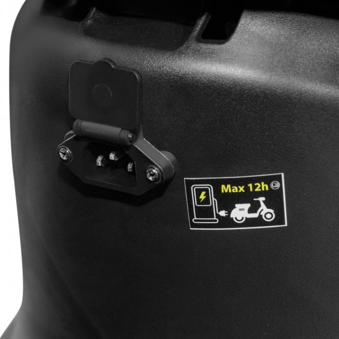 Scuter Electric, Voltarom S2, fara permis, 2000 W, autonomie pana la 60 km, Negru [9]