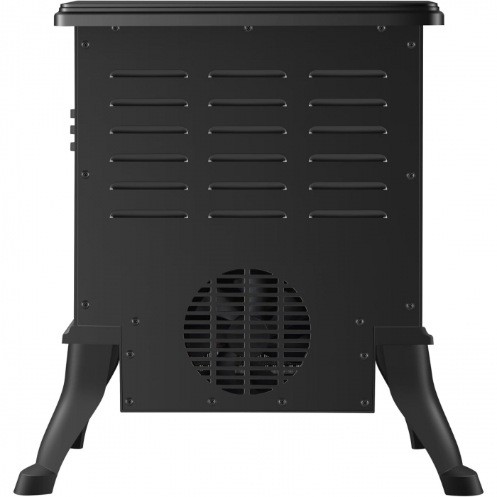 Semineu Electric, Flippy, cu Efect Flacara, 1500/1200W, Incalzire PTC, 220 V, din Plastic Ignifug, 38 x 23 x 45 cm, Negru [3]