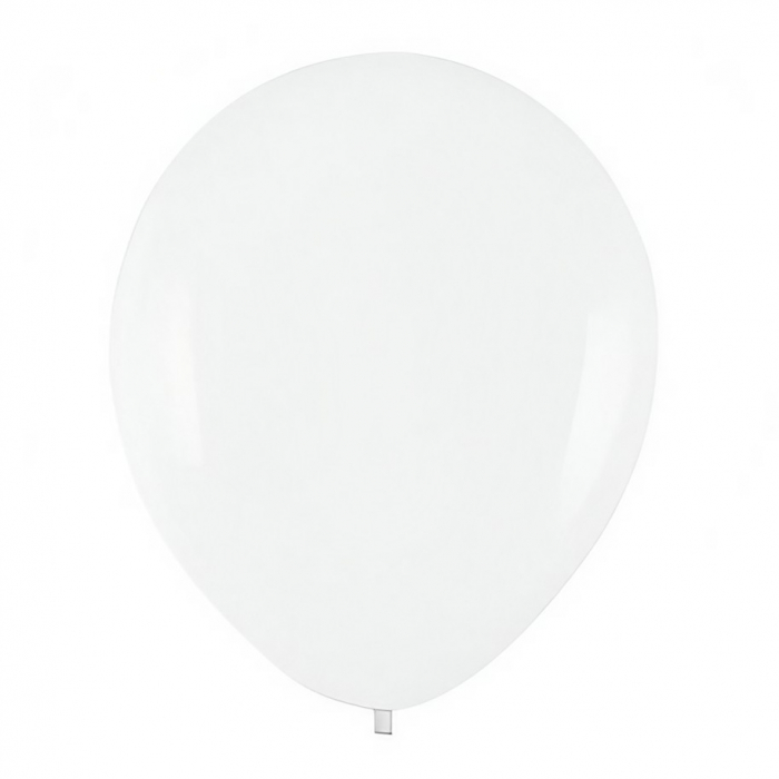 Set 10 Baloane din Latex, Flippy, Model Party, 13 cm, 1 g, Alb [1]