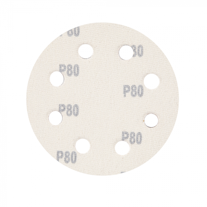 Set 10 hartie abraziva P80 8gauri 180mm [3]