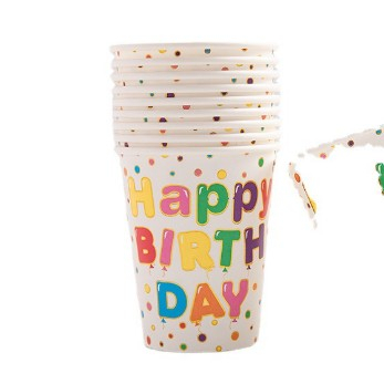 Set 10 pahare 250 ml, multicolor [1]