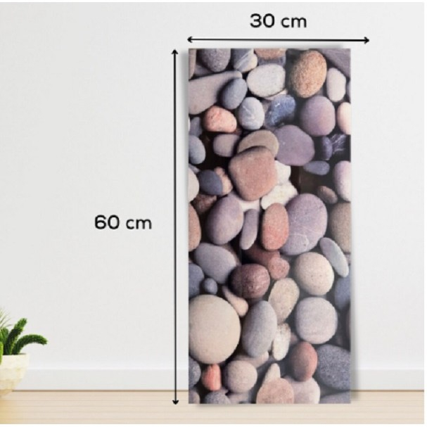 Set 10 Placi Tapet, Flippy, 60 x 30 cm, Grosime 1.5 mm, din PVC, Model Imitatie de Marmura, Suprafata acoperita 1.8 mp, Multicolor [4]
