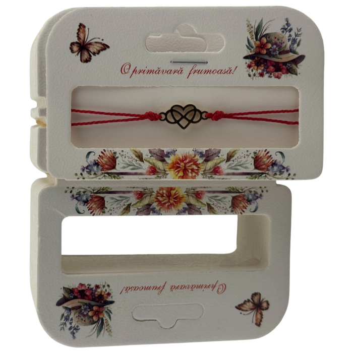 Set 100 Bucati Ambalaje de Carton pentru Martisor, Flippy, Cutii Bratara, Model Palarie [4]