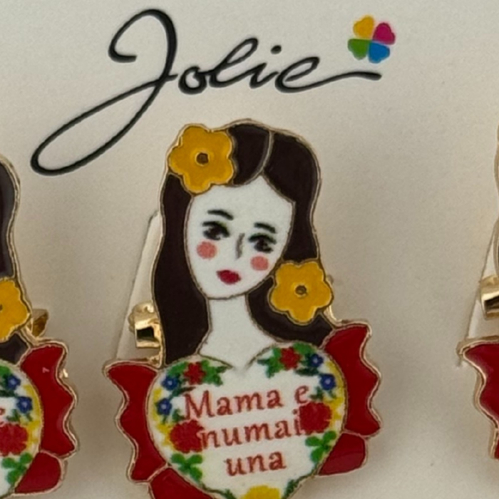 Set 12 Brose Martisor Primavara, Jolie, Model Fata, Mesaj Mama e Numai Una, Multicolor [3]