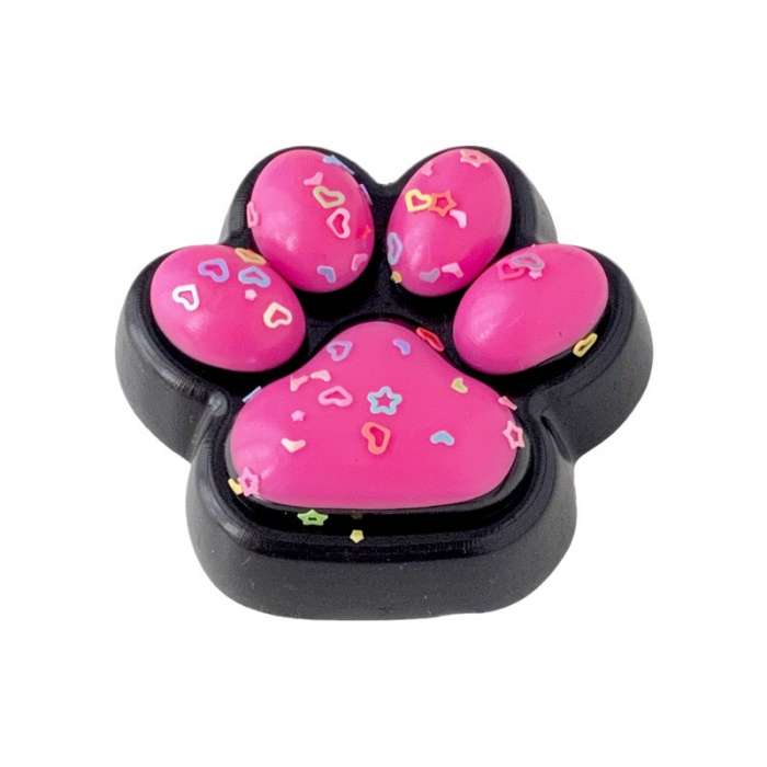 Set 12 Jucarii Antistres Squishy, Flippy, cu Revenire Lenta, Model Labuta de Pisica, 6.8x6.2 cm, 55g, Ambalaj Transparent, 4 Culori [12]