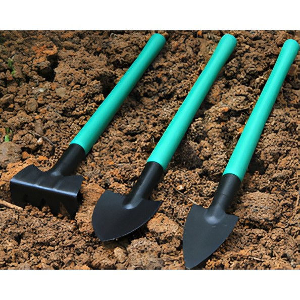 Set 12 Unelte de Gradina, Flippy, pentru Plantare Prelucrare Sol si Ingrijire Plante, Material PVC si Otel, Cutie Inclusa, 38 x 29 cm, Verde Deschis [12]