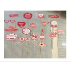 Set 18 Accesorii pentru Petrecere, Flippy, Props pentru Photo Corner, Tematica Ziua Mamei, Multicolor [1]