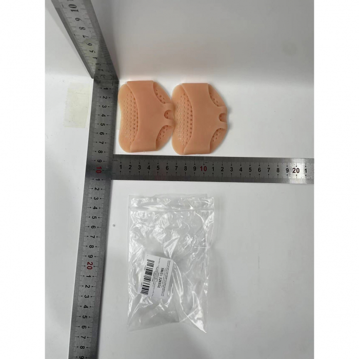 Set 2 Branturi cu Gel, Flippy, pentru Metatarsiene, Pernute din Silicon Gel, Universale, Separator Corectie Pozitie Degete Picior, Crem [5]