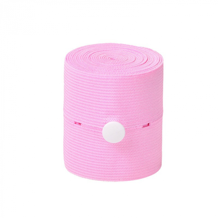 Set 2 Centuri de Monitorizare a Ritmului Cardiac Fetal, Flippy, Material Moale si Elastic, 6 x 130 cm, Roz [8]
